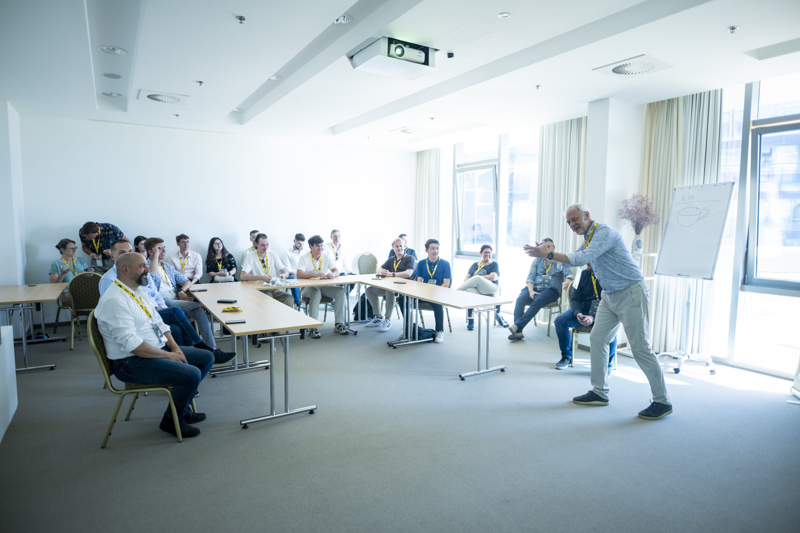 FERIT and Hogent students at Mianframe conference